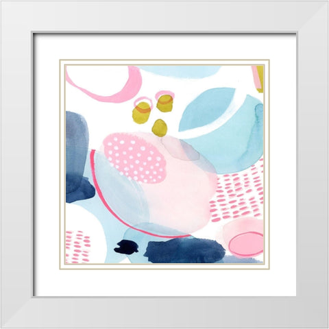 Frolic Form II White Modern Wood Framed Art Print with Double Matting by Popp, Grace