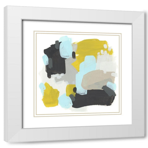 Introspect II White Modern Wood Framed Art Print with Double Matting by Vess, June Erica