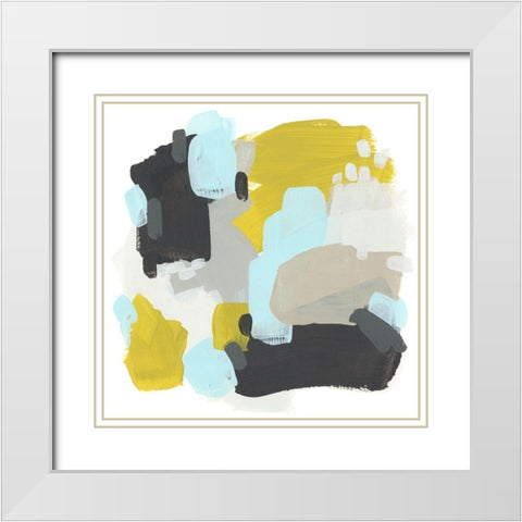 Introspect II White Modern Wood Framed Art Print with Double Matting by Vess, June Erica