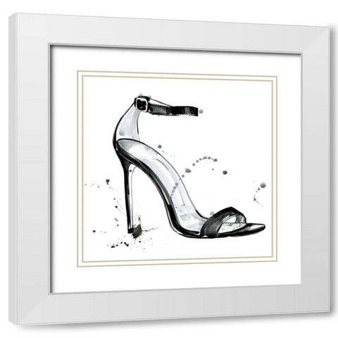 Glamourous I White Modern Wood Framed Art Print with Double Matting by Parker, Jennifer Paxton