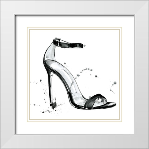Glamourous I White Modern Wood Framed Art Print with Double Matting by Parker, Jennifer Paxton