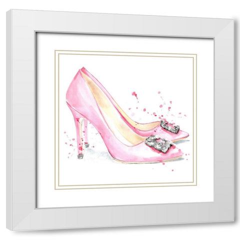 Glamourous IV White Modern Wood Framed Art Print with Double Matting by Parker, Jennifer Paxton