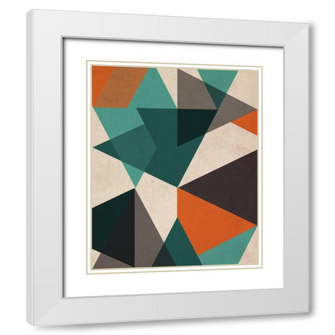 In Between II White Modern Wood Framed Art Print with Double Matting by Vess, June Erica