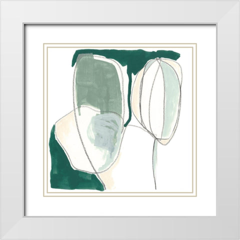 Idlewild I White Modern Wood Framed Art Print with Double Matting by Vess, June Erica