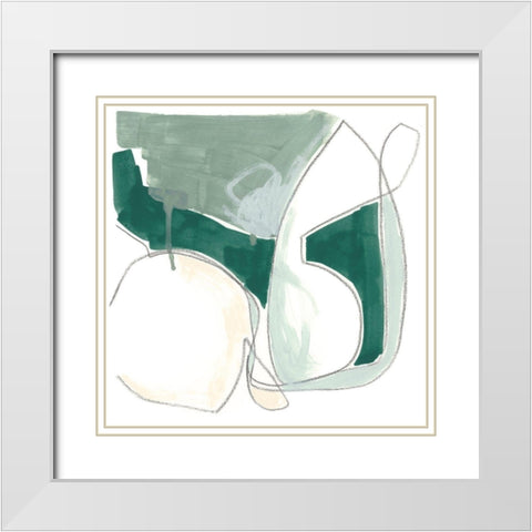 Idlewild II White Modern Wood Framed Art Print with Double Matting by Vess, June Erica