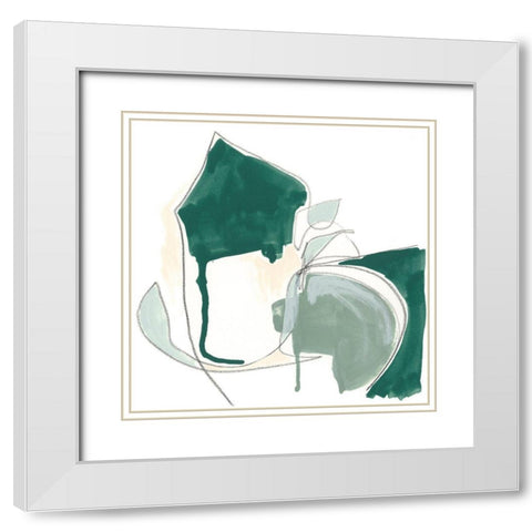 Idlewild III White Modern Wood Framed Art Print with Double Matting by Vess, June Erica
