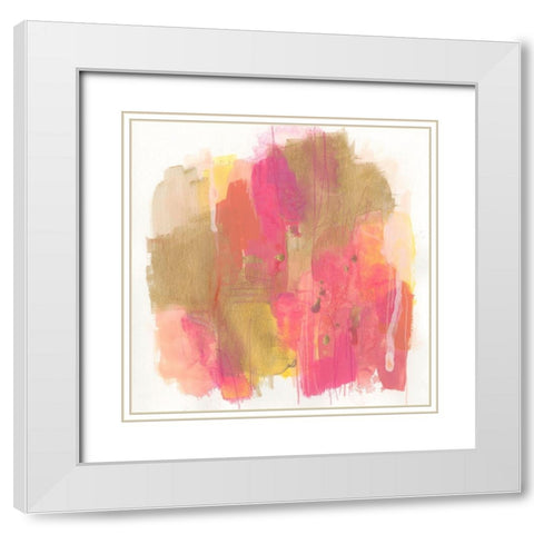 Coral Borealis II White Modern Wood Framed Art Print with Double Matting by Vess, June Erica
