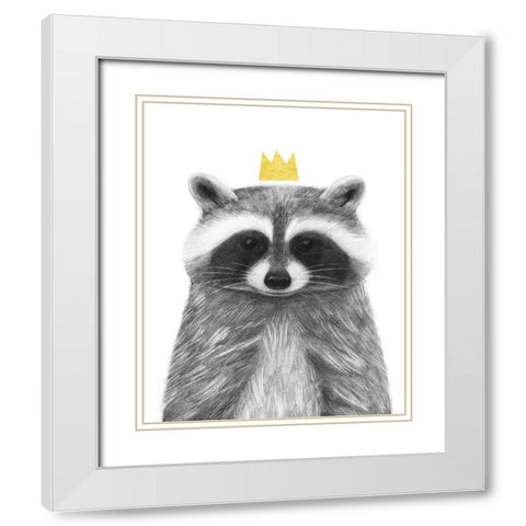 Royal Forester IV White Modern Wood Framed Art Print with Double Matting by Borges, Victoria