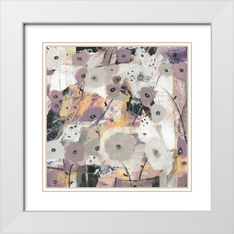 Edit II White Modern Wood Framed Art Print with Double Matting by OToole, Tim