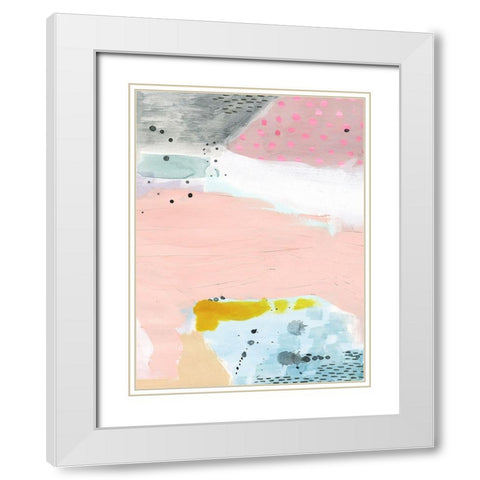 Blurred Daybreak I White Modern Wood Framed Art Print with Double Matting by Popp, Grace