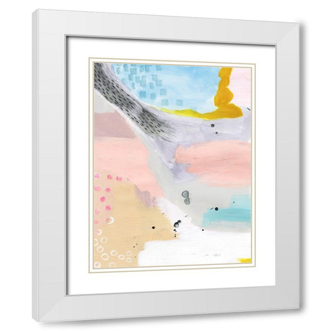 Blurred Daybreak II White Modern Wood Framed Art Print with Double Matting by Popp, Grace