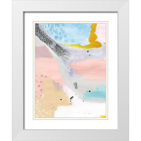 Blurred Daybreak II White Modern Wood Framed Art Print with Double Matting by Popp, Grace