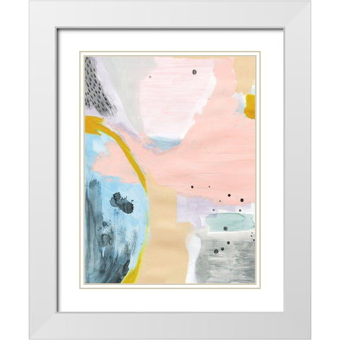 Blurred Daybreak III White Modern Wood Framed Art Print with Double Matting by Popp, Grace