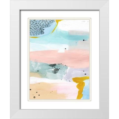 Blurred Daybreak IV White Modern Wood Framed Art Print with Double Matting by Popp, Grace