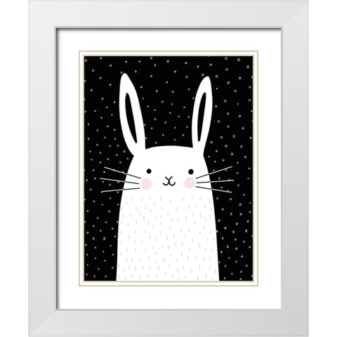 Mix and Match Animal V White Modern Wood Framed Art Print with Double Matting by Borges, Victoria