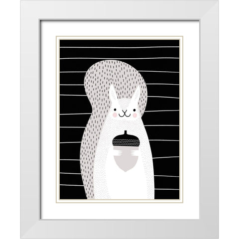 Mix and Match Animal X White Modern Wood Framed Art Print with Double Matting by Borges, Victoria