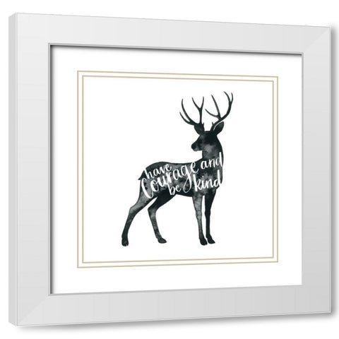 Wise Walker II White Modern Wood Framed Art Print with Double Matting by Popp, Grace
