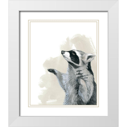 Timberland Friend IV White Modern Wood Framed Art Print with Double Matting by Popp, Grace