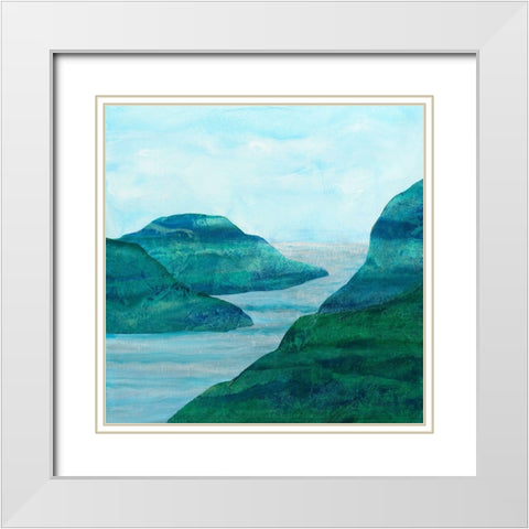 Secret Places II White Modern Wood Framed Art Print with Double Matting by Chandler, Sharon