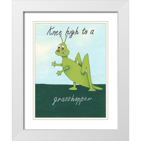 Animal Expressions VI White Modern Wood Framed Art Print with Double Matting by Moore, Regina