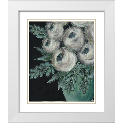 Greenhouse Bouquet I White Modern Wood Framed Art Print with Double Matting by Moore, Regina