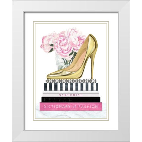Get Glam II White Modern Wood Framed Art Print with Double Matting by Borges, Victoria