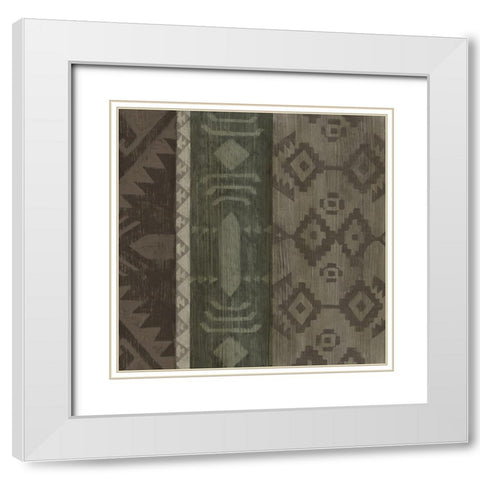 Weathered Road II White Modern Wood Framed Art Print with Double Matting by Zarris, Chariklia