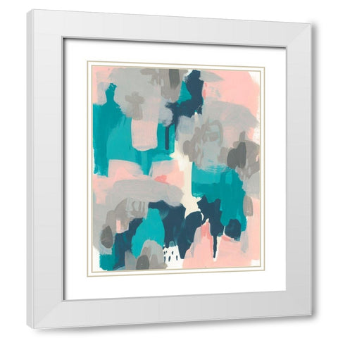 Sky Song IV White Modern Wood Framed Art Print with Double Matting by Vess, June Erica