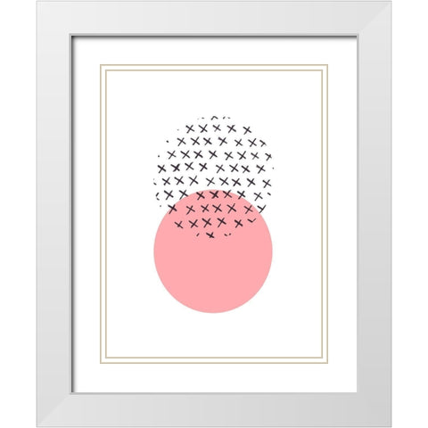Spot Light I White Modern Wood Framed Art Print with Double Matting by Vess, June Erica