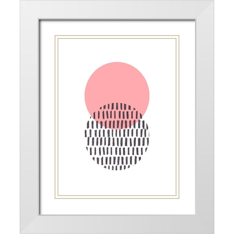 Spot Light II White Modern Wood Framed Art Print with Double Matting by Vess, June Erica