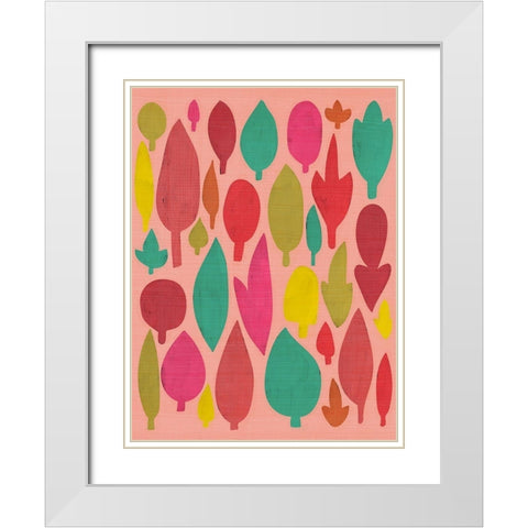 Sweet Summer I White Modern Wood Framed Art Print with Double Matting by Zarris, Chariklia