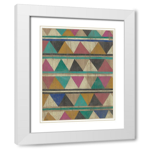 Homecoming II White Modern Wood Framed Art Print with Double Matting by Zarris, Chariklia