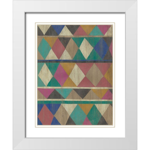 Homecoming III White Modern Wood Framed Art Print with Double Matting by Zarris, Chariklia