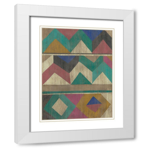 Homecoming IV White Modern Wood Framed Art Print with Double Matting by Zarris, Chariklia