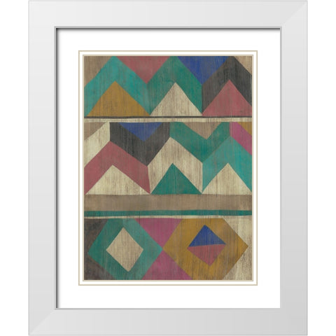 Homecoming IV White Modern Wood Framed Art Print with Double Matting by Zarris, Chariklia