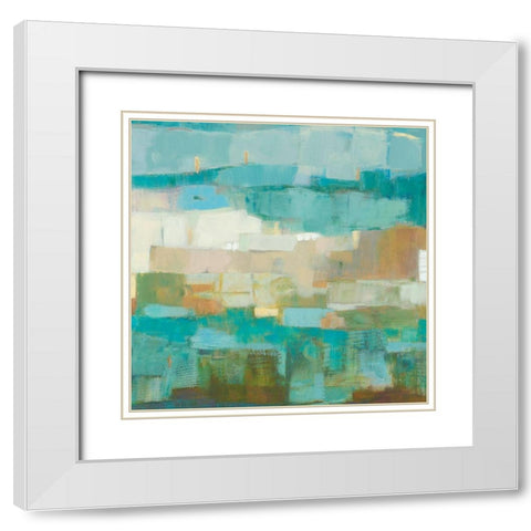 Rello I White Modern Wood Framed Art Print with Double Matting by Jachimiec, Sue