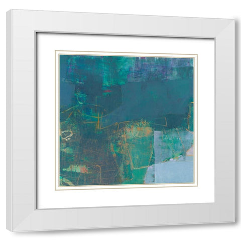 Demesne I White Modern Wood Framed Art Print with Double Matting by Jachimiec, Sue