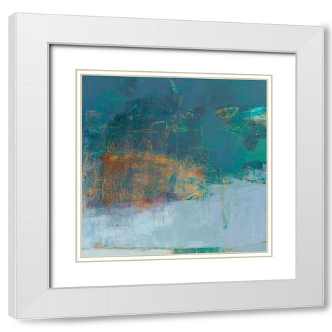 Demesne II White Modern Wood Framed Art Print with Double Matting by Jachimiec, Sue