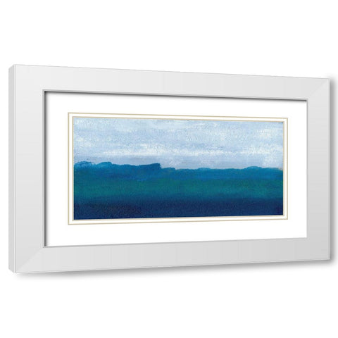 Cherokee I White Modern Wood Framed Art Print with Double Matting by Ludwig, Alicia
