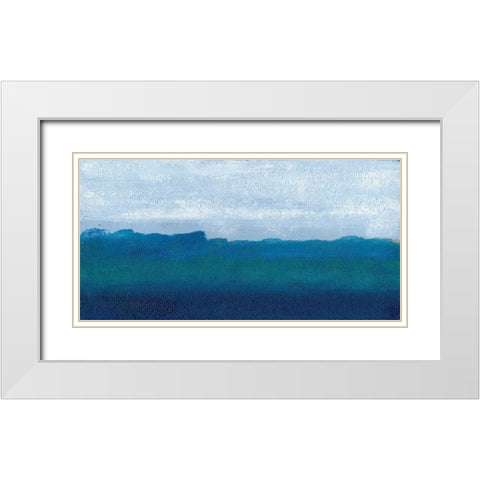 Cherokee I White Modern Wood Framed Art Print with Double Matting by Ludwig, Alicia