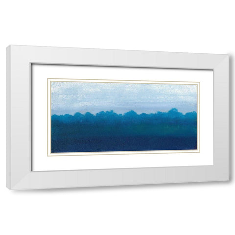 Cherokee II White Modern Wood Framed Art Print with Double Matting by Ludwig, Alicia