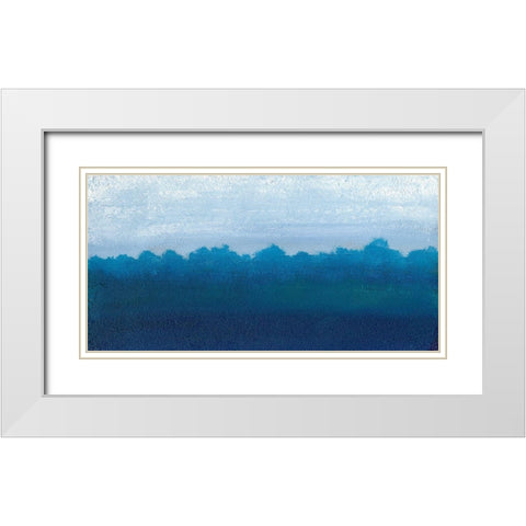Cherokee II White Modern Wood Framed Art Print with Double Matting by Ludwig, Alicia
