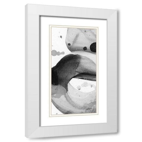 Entranced I White Modern Wood Framed Art Print with Double Matting by Chandler, Sharon
