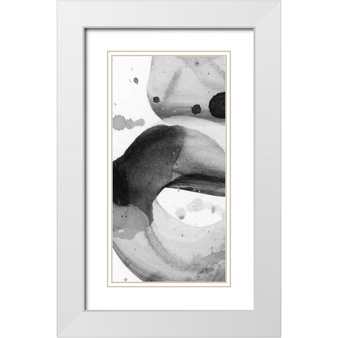 Entranced I White Modern Wood Framed Art Print with Double Matting by Chandler, Sharon