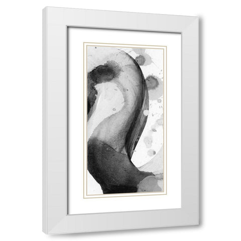 Entranced II White Modern Wood Framed Art Print with Double Matting by Chandler, Sharon
