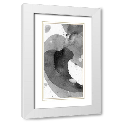 Entranced IV White Modern Wood Framed Art Print with Double Matting by Chandler, Sharon