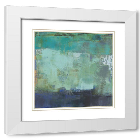 Hadal White Modern Wood Framed Art Print with Double Matting by Jachimiec, Sue