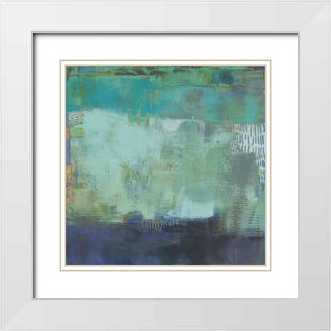 Hadal White Modern Wood Framed Art Print with Double Matting by Jachimiec, Sue