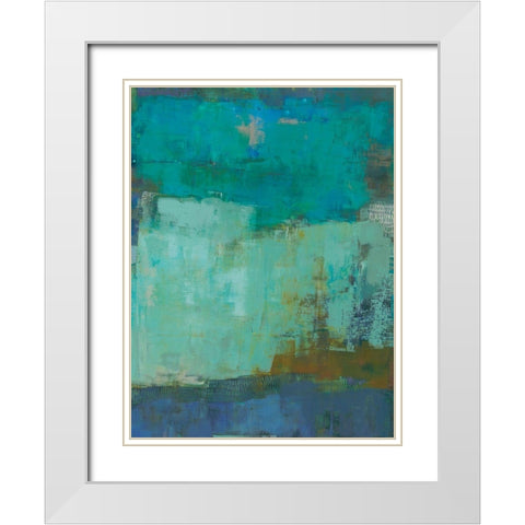 Maidan White Modern Wood Framed Art Print with Double Matting by Jachimiec, Sue