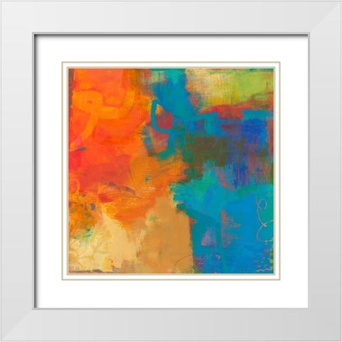 Olio White Modern Wood Framed Art Print with Double Matting by Jachimiec, Sue